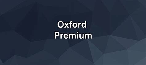 Oxford Premium